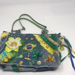 Ordem E Progresso jean purse